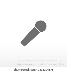 microphone vector icon eps 10 , Lorem ipsum Flat design