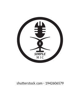 Microphone vector icon illustration design