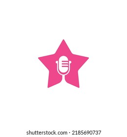 Microphone vector icon illustration design