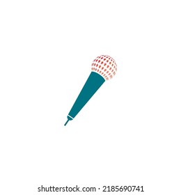 Microphone vector icon illustration design