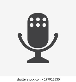 Microphone Vector icon isolated