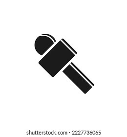 microphone vector icon. isolated microphone icon. vector icon illustration.