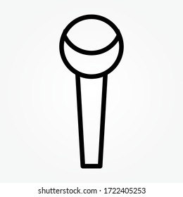 Icono vector de micrófono, símbolo de micrófono. Ilustración vectorial plana moderna y simple para sitio web o aplicación móvil