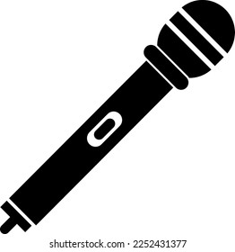 Mikrofon, Vektorsymbol, Mikrosymbol, Illustration auf weißem Hintergrund.eps