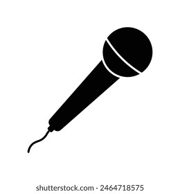 Microphone vector icon. Mic symbol. Modern, simple flat vector illustration for web site or mobile app.