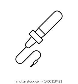 Microphone vector Icon. Mobile concept and web design 