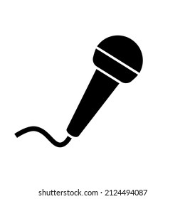 Microphone Vector Icon Music Instrument Karaoke Stock Vector (Royalty ...