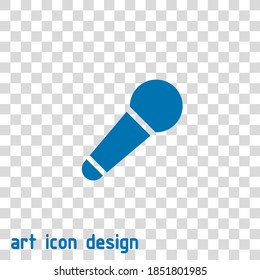 microphone vector icon on an abstract background