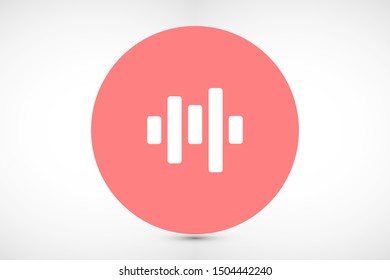 Microphone vector icon. Microphone for recording icon. the Microphone for the Studio icon. Microphone for voice recording. flat design icon.