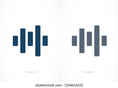 Microphone vector icon. Microphone for recording icon. the Microphone for the Studio icon. Microphone for voice recording. flat design icon.