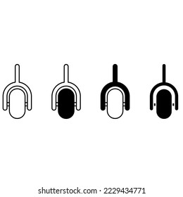 Microphone vector icon set. audio illustration sign collection. broadcast symbol on white background.