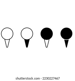 Microphone vector icon set. audio illustration sign collection. broadcast symbol on white background.
