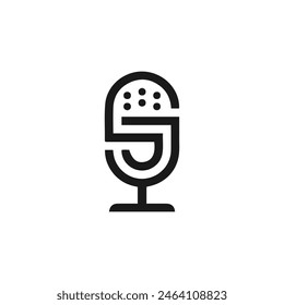  Microphone vector icon set isolated on white background. podcast icon vector. Voice vector icon, Record. Microphone - recording Studio Symbol. Retro microphone icon