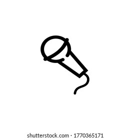 microphone vector icon. Vector sign