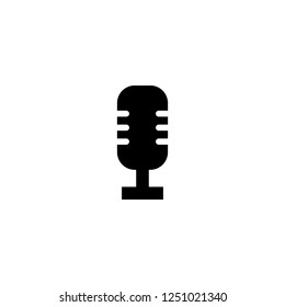 microphone vector icon. microphone sign on white background. microphone icon for web and app