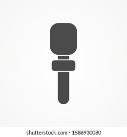 Microphone vector icon sign symbol