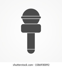 Microphone vector icon sign symbol