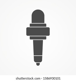 Microphone vector icon sign symbol