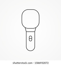 Microphone vector icon sign symbol