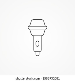 Microphone vector icon sign symbol