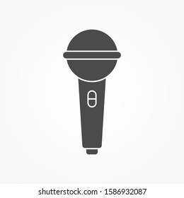 Microphone vector icon sign symbol