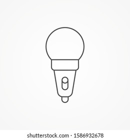Microphone vector icon sign symbol