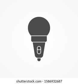 Microphone vector icon sign symbol