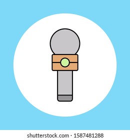 Microphone vector icon sign symbol