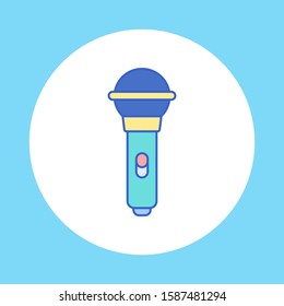 Microphone vector icon sign symbol