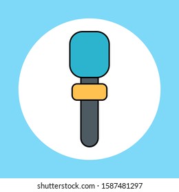 Microphone vector icon sign symbol