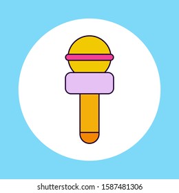 Microphone vector icon sign symbol