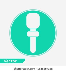 Microphone vector icon sign symbol