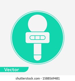Microphone vector icon sign symbol