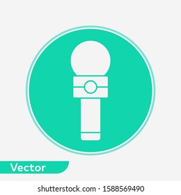 Microphone vector icon sign symbol