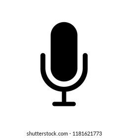 Microphone vector icon templates