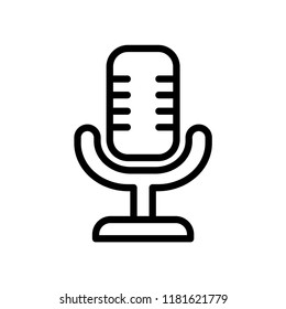 Microphone vector icon templates