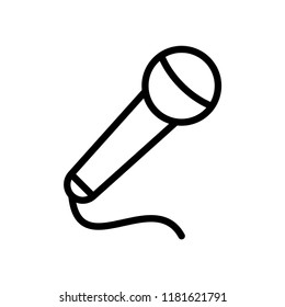 Microphone vector icon templates