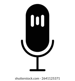 Microphone vector Icon , variant mic icon, Podcast microphone icon, web and mobile icons, vector illustration.	