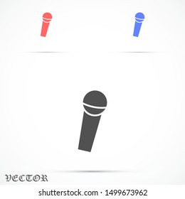 Microphone vector icon. Microphone for voice recording icon. Microphone for Studio icon . Microphone for karaoke icon. 10 eps