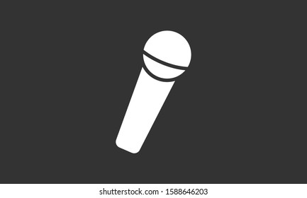 Microphone vector icon. Microphone for voice recording icon. Microphone for Studio icon . Microphone for karaoke icon. 10 eps