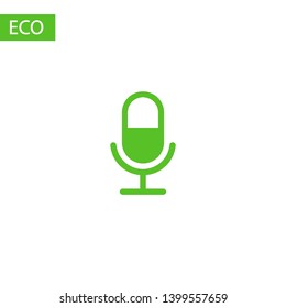 Microphone vector icon, Web design icon. Voice vector icon, Record. Microphone - recording Studio Symbol. Retro microphone icon