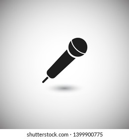 Microphone vector icon, Web design icon. Voice vector icon, Record. Microphone - recording Studio Symbol. Microphone vector icon graphic illustration