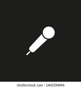 Microphone vector icon, Web design icon. Voice vector icon, Record. Microphone - recording Studio Symbol. Microphone vector icon graphic illustration