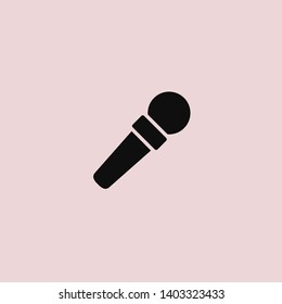 Microphone vector icon, Web design icon. Voice vector icon, Record. Microphone - recording Studio Symbol. Microphone vector icon graphic illustration