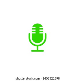 Microphone vector icon, Web design icon. Voice vector icon, Record. Microphone - recording Studio Symbol. Retro microphone icon