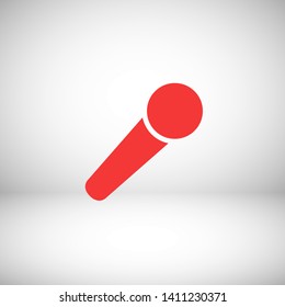 Microphone vector icon, Web design icon. Voice vector icon, Record. Microphone - recording Studio Symbol. Microphone vector icon graphic illustration