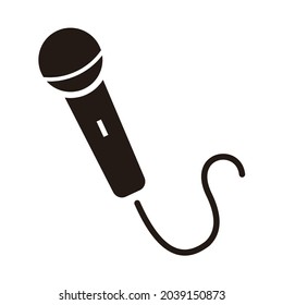 Icono vector de micrófono, diseño web. vector de sonido, Grabar. Micrófono - Símbolo de estudio de grabación. Ilustración gráfica vectorial de iconos de micrófono