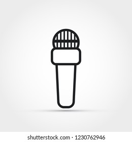 Microphone vector illustration