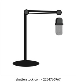 Ilustración Del Vector De Micrófono Para Música