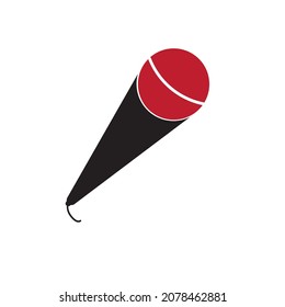 microphone vector logo or illustration 
